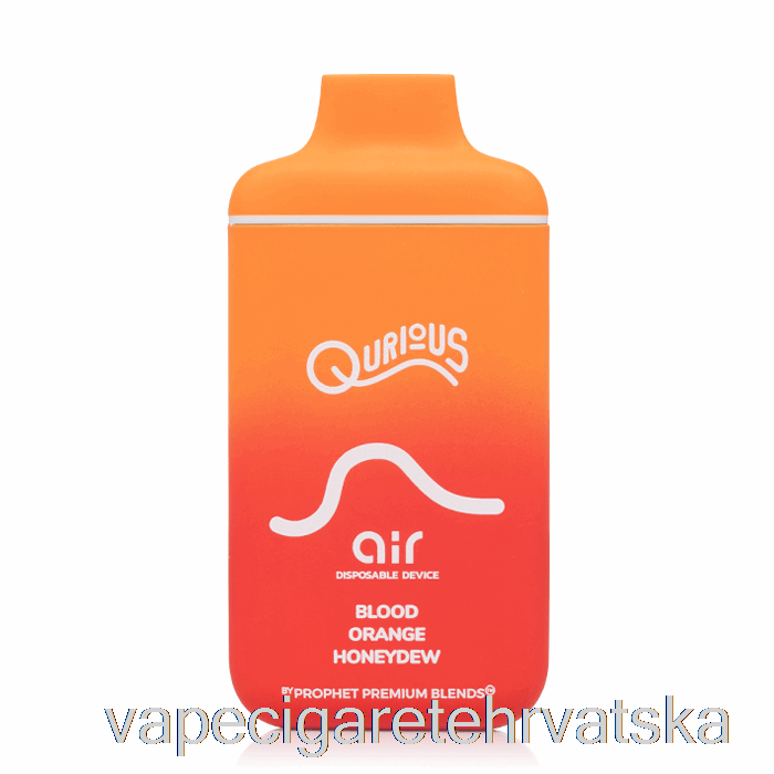 Vape Cigarete Qurious Air 6000 Disposable Blood Orange Honeydew